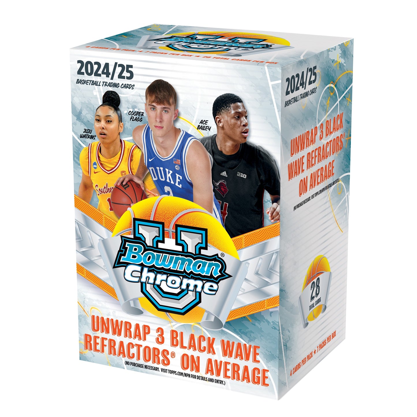 2024-25 BOWMAN CHROME U BASKETBALL BLASTER BOX