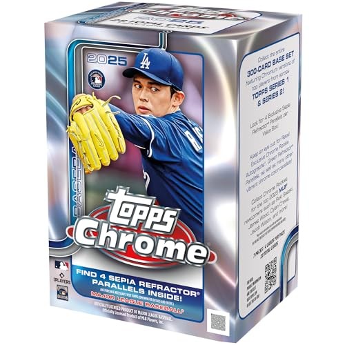 2025 TOPPS CHROME BASEBALL BLASTER BOX