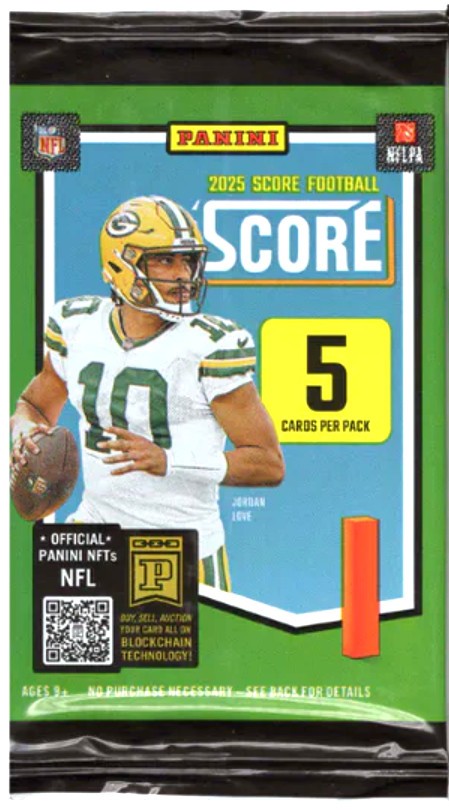 2025 SCORE FOOTBALL RETAIL PACK