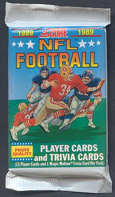 1989 SCORE FOOTBALL PACK
