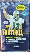 1999 TOPPS FOOTBALL HOBBY PACK (11 CARDS)