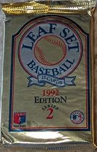 1992 LEAF BASEBALL SERIES 2 SEALED PACK