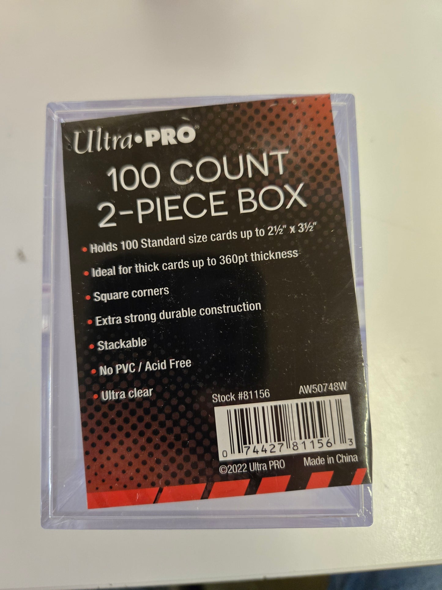 ULTRA PRO 100 COUNT 2 PIECE BOX