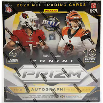 2020 PRIZM FOOTBALL MEGA BOX