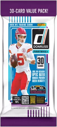 2025 DONRUSS FOOTBALL 30 CARD VALUE PACK