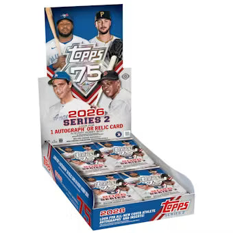 2026 TOPPS SERIES 2 BASEBALL HOBBY BOX. Limit 2