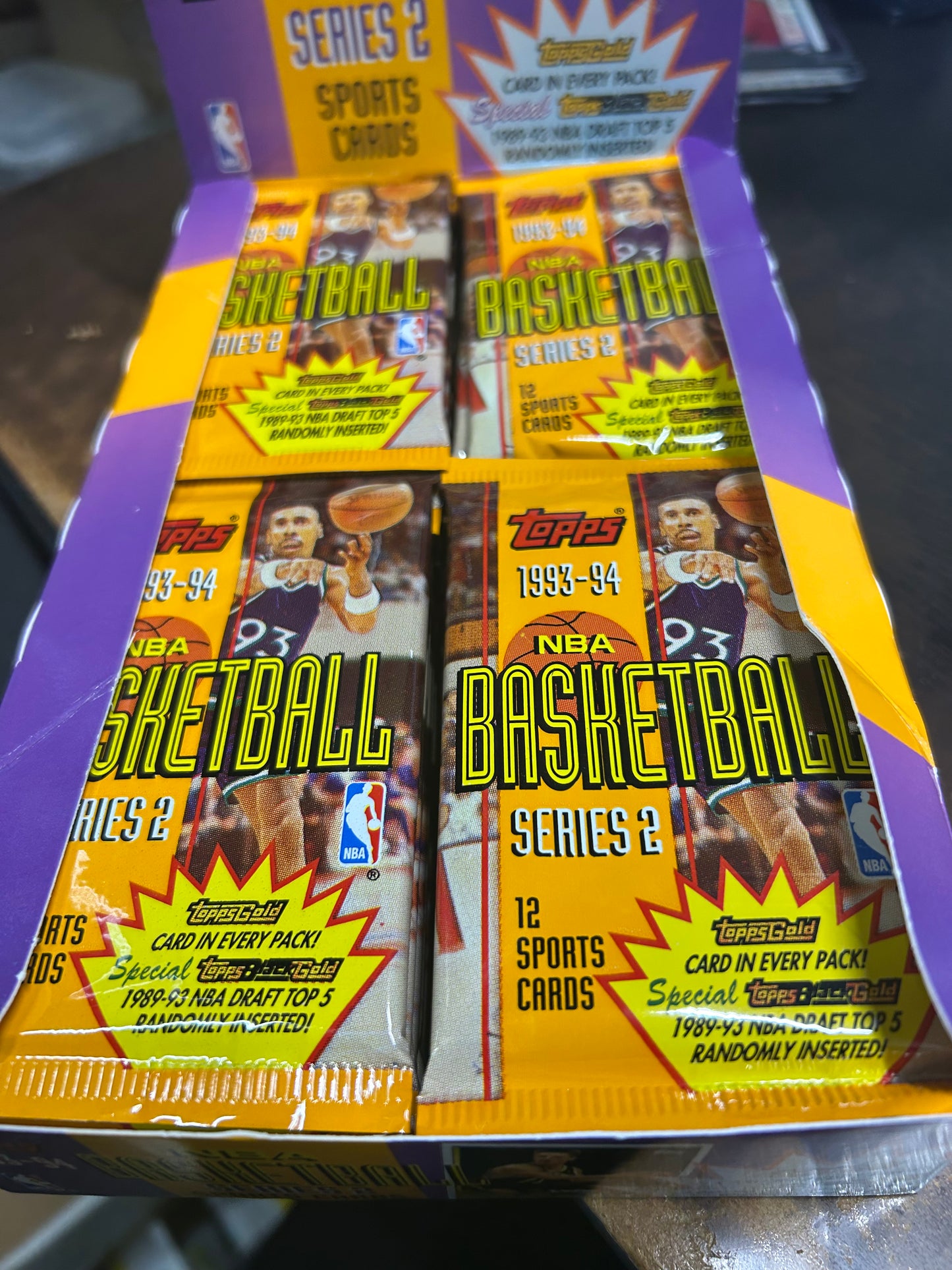 1993/94 TOPPS BASKETBALL HOBBY PACK