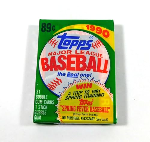 1990 TOPPS BASEBALL UNOPENED CELLO PACK