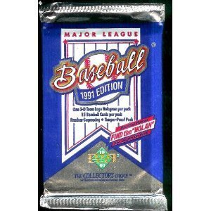 1991 UPPER DECK BASEBALL COLLECTOR'S CHOICE 15 CARD PACK