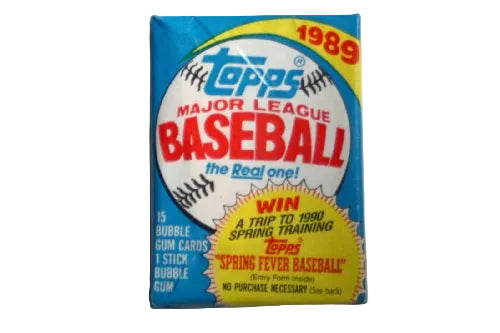 1989 TOPPS BASEBALL WAX PACK (15 CARDS)