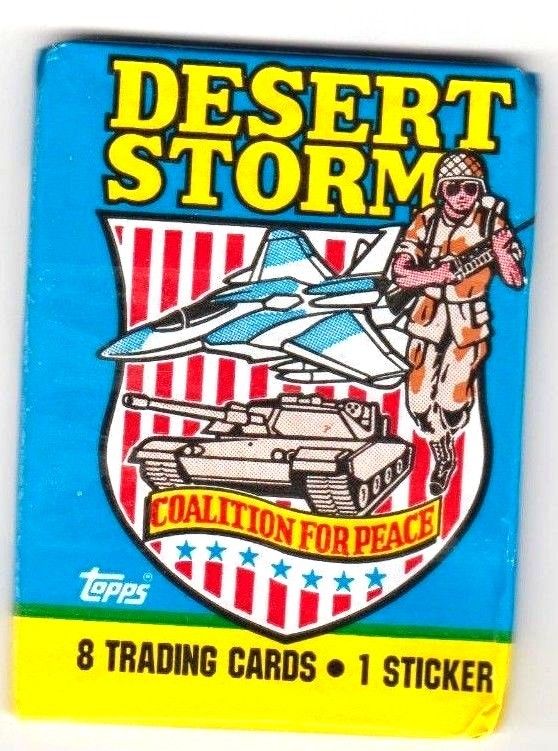 1991 TOPPS NON-SPORTS DESERT STORM SEALED WAX PACK