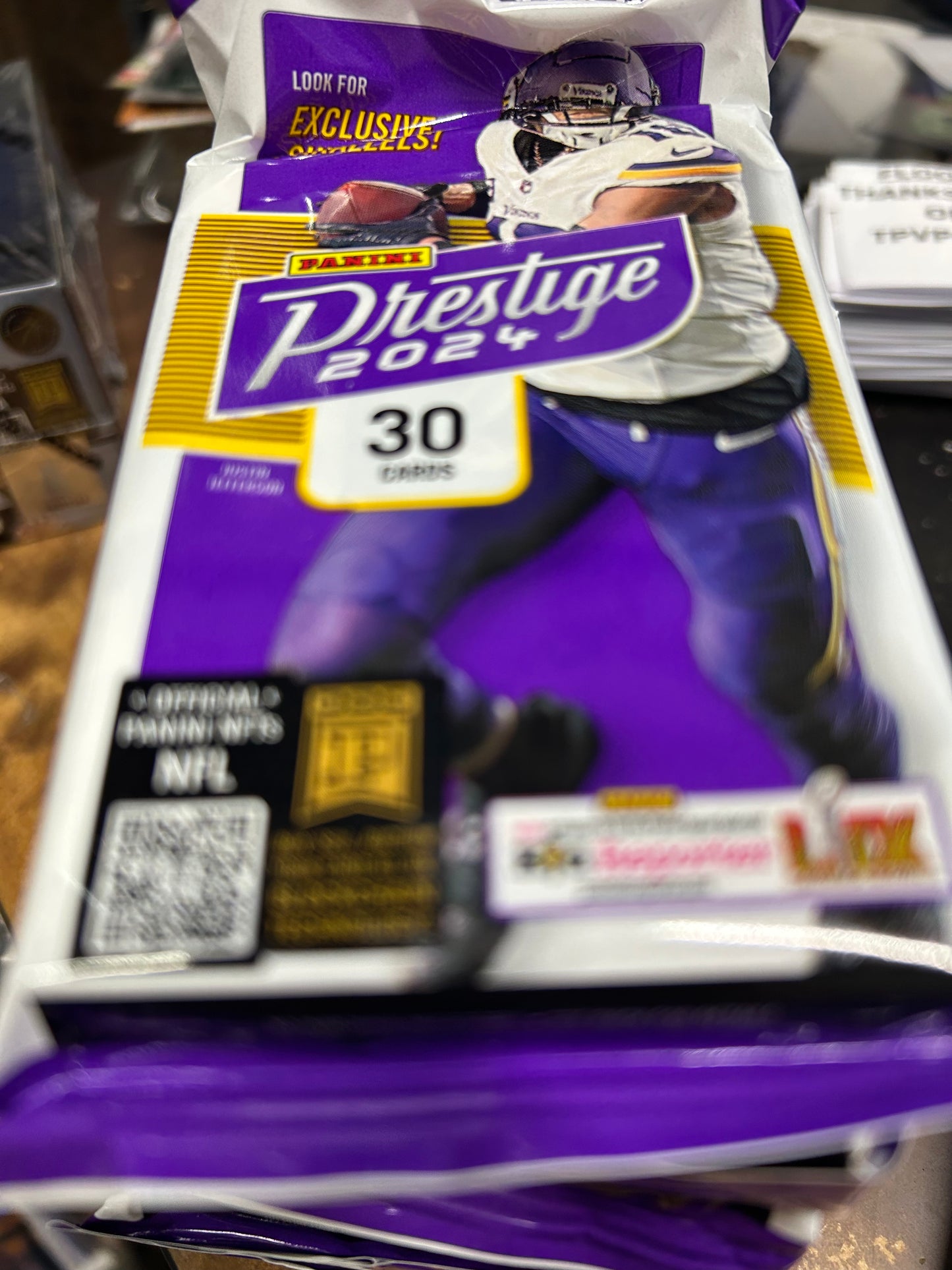 2024 PRESTIGE FOOTBALL JUMBO PACK