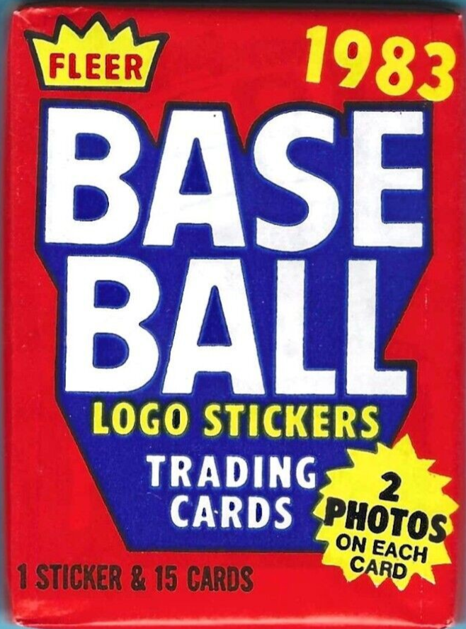 1983 FLEER BASEBALL WAX PACK