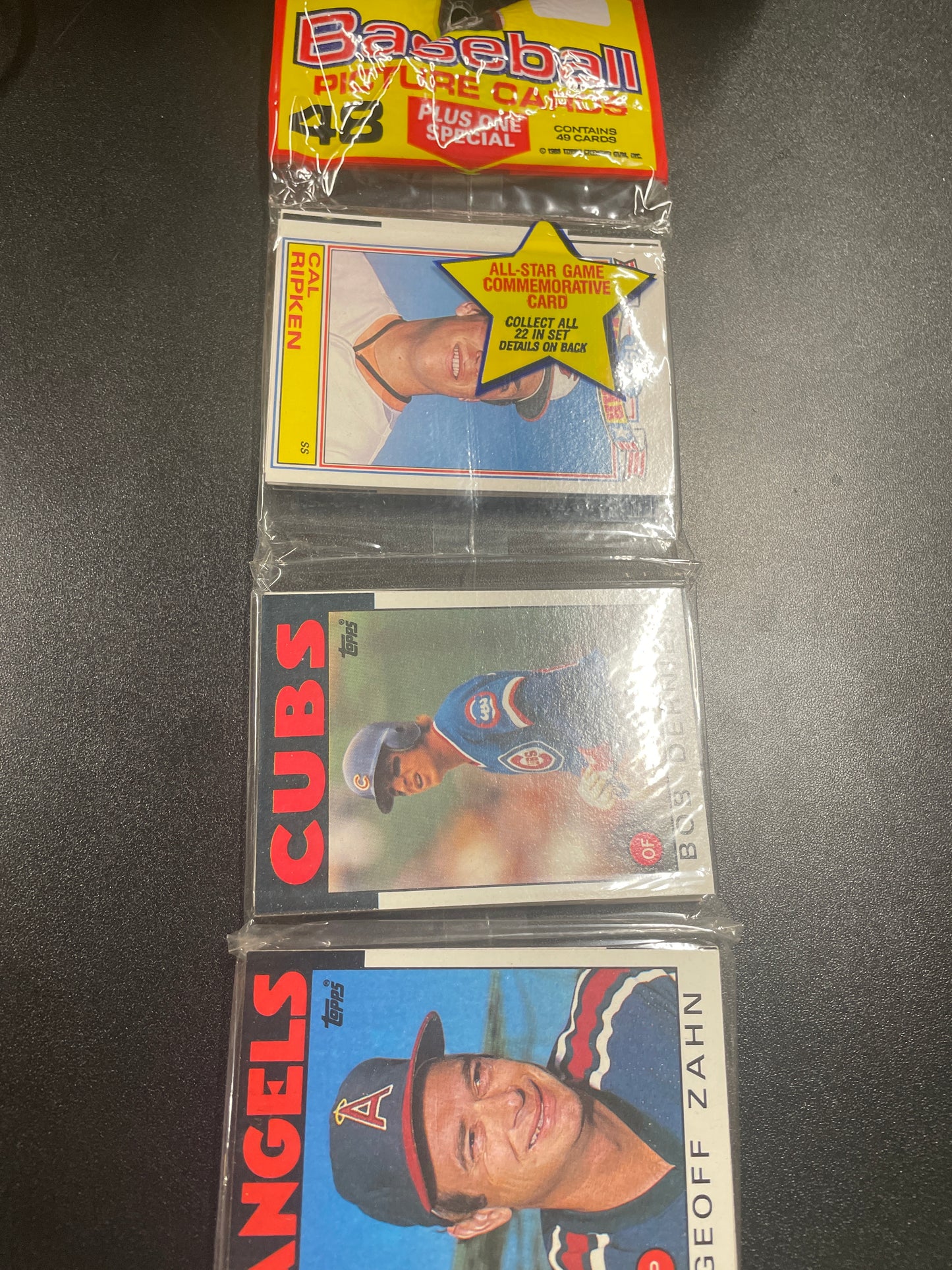 1986 TOPPS BASEBALL RACK PACK