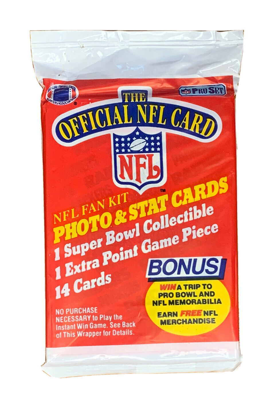 1989 PRO SET SERIES 1 FOOTBALL FACTORY SEALED PACK