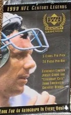 1999 UPPER DECK CENTURY LEGENDS FOOTBALL HOBBY PACK