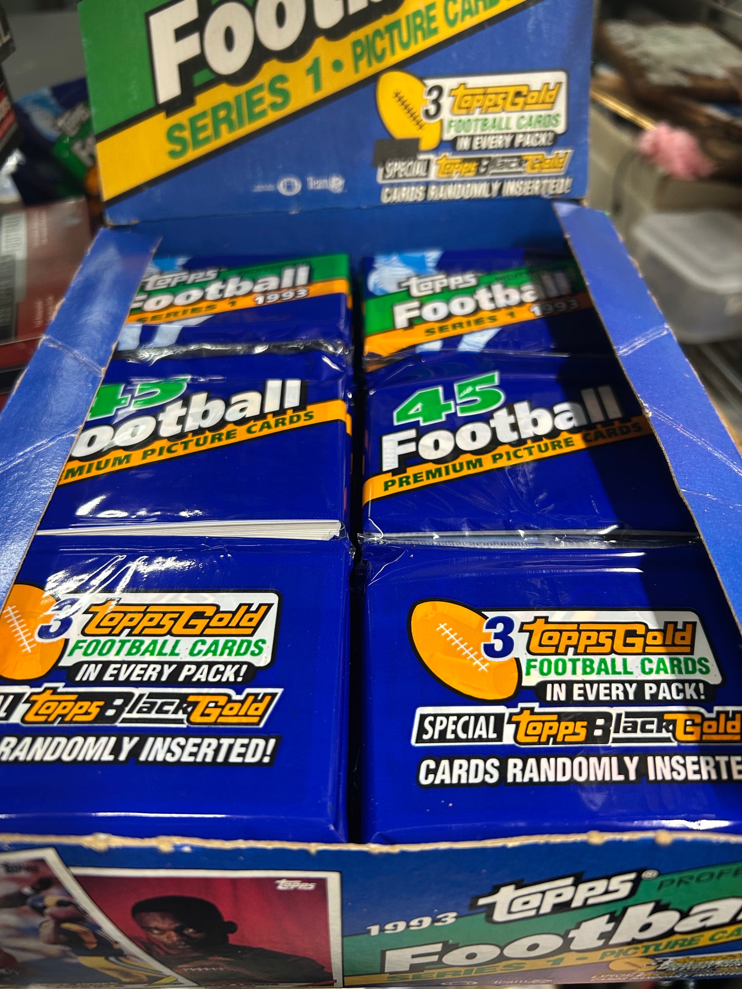1993 TOPPS FOOTBALL SEALED RACK PACK