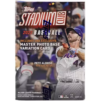 2022 TOPPS STADIUM CLUB BASEBALL BLASTER BOX