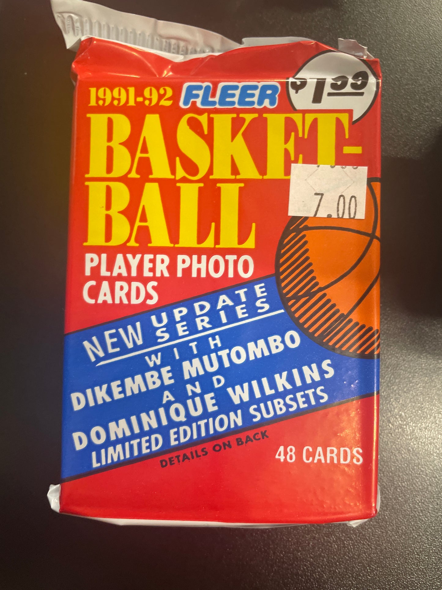 1991-92 FLEER BASKETBALL PACK (48 cards)