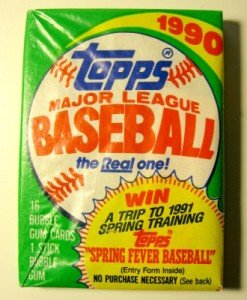1990 TOPPS BASEBALL WAX PACK