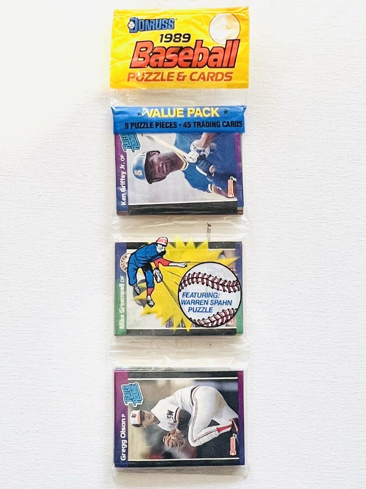 1989 DONRUSS BASEBALL SEALED RACK PACK