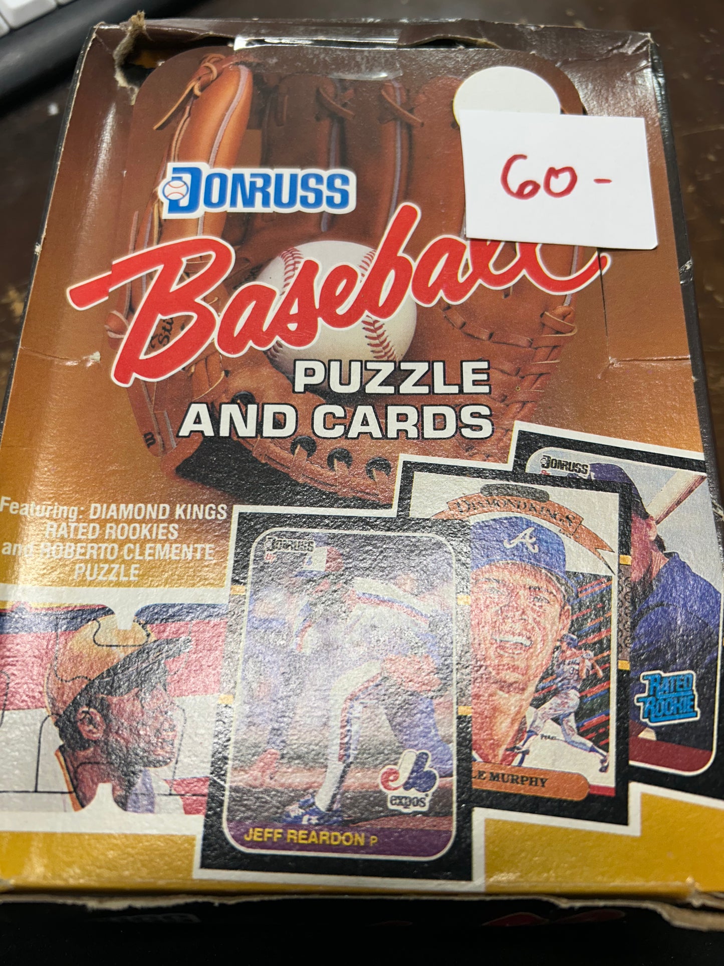 1987 DONRUSS BASEBALL WAX BOX. ESTATE FIND