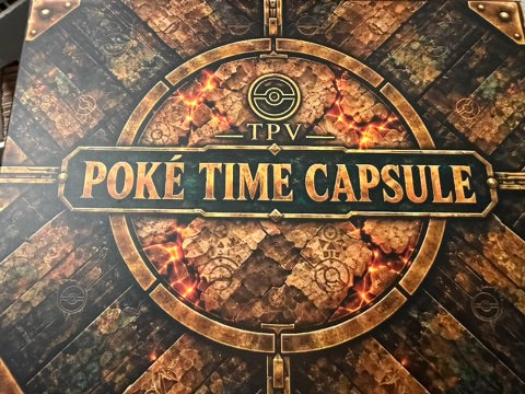TPV POKE CENTER TIME CAPSULE 1 PACK-1 SLAB-1 SEALED. TPV