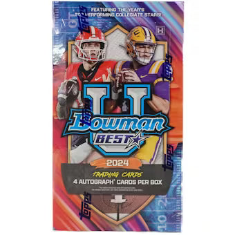 2024 BOWMAN BEST UNIVERSITY FOOTBALL HOBBY BOX