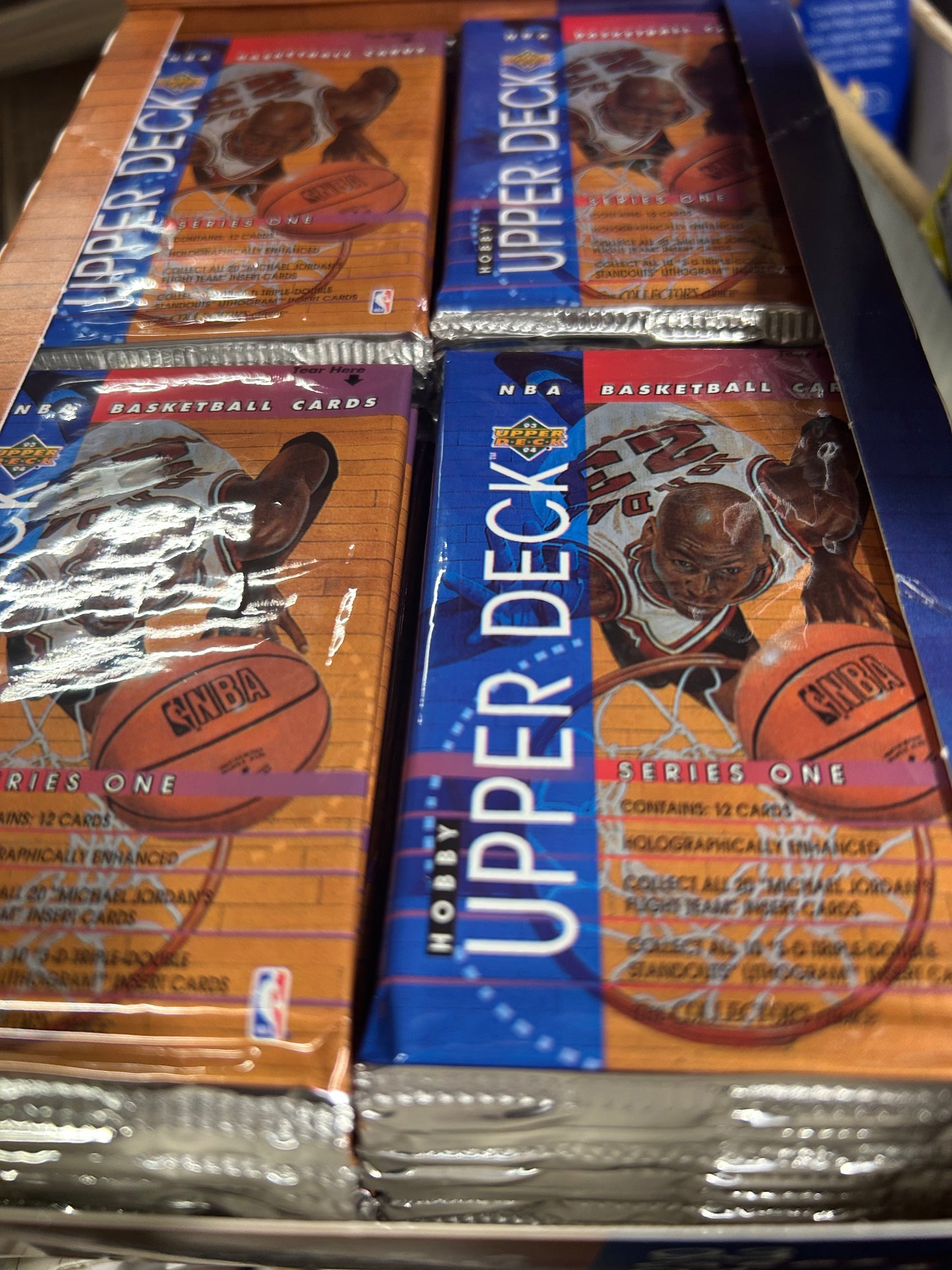 1993/94 UPPER DECK BASKETBALL SEALED HOBBY PACK