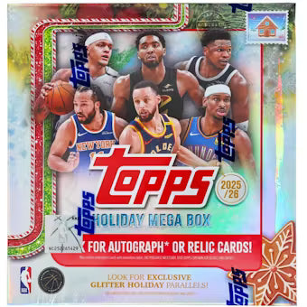 2025/26 TOPPS BASKETBALL HOLIDAY MEGA BOX