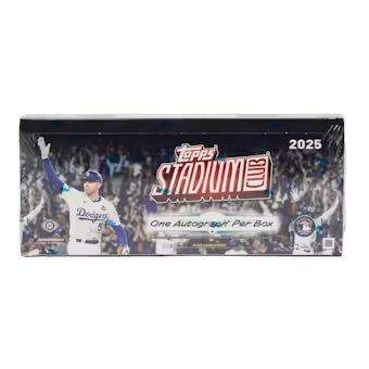 2025 TOPPS BASEBALL STADIUM CLUB HOBBY BOX