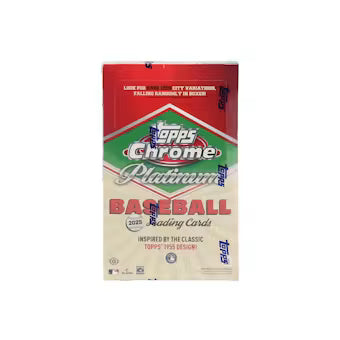 2025 TOPPS CHROME PLATINUM BASEBALL HOBBY BOX