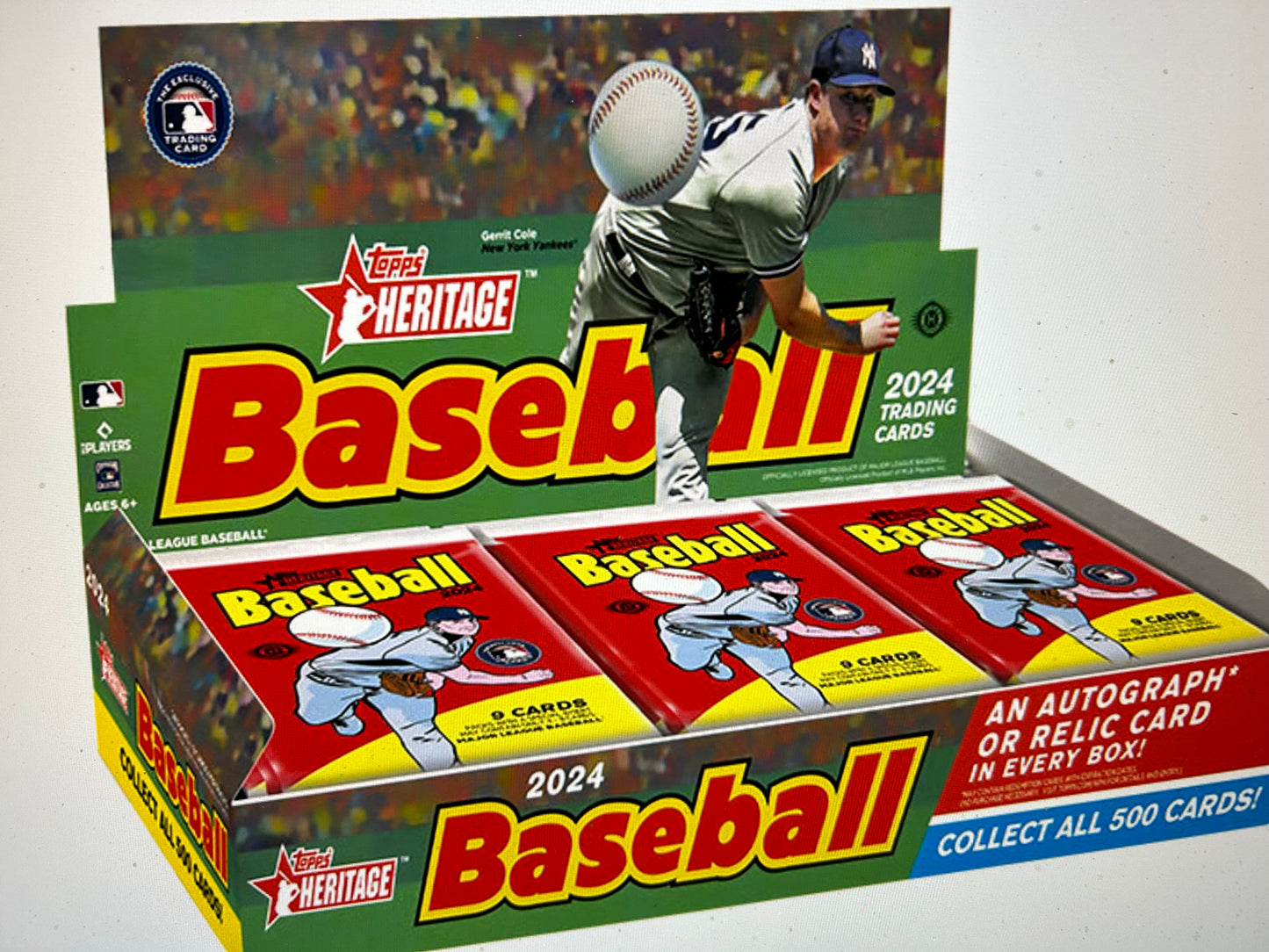 2024 TOPPS HERITAGE BASEBALL SEALED HOBBY BOX