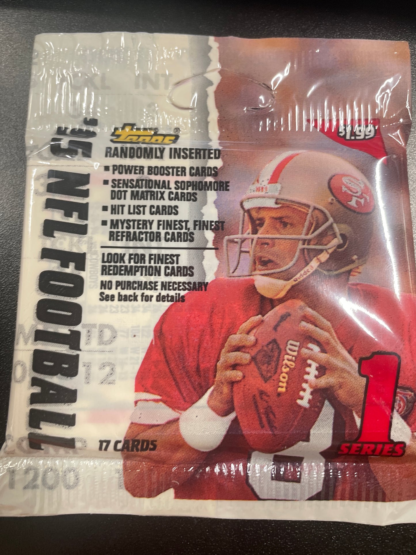 1995 TOPPS SERIES 1 FOOTBALL JUMBO PACK