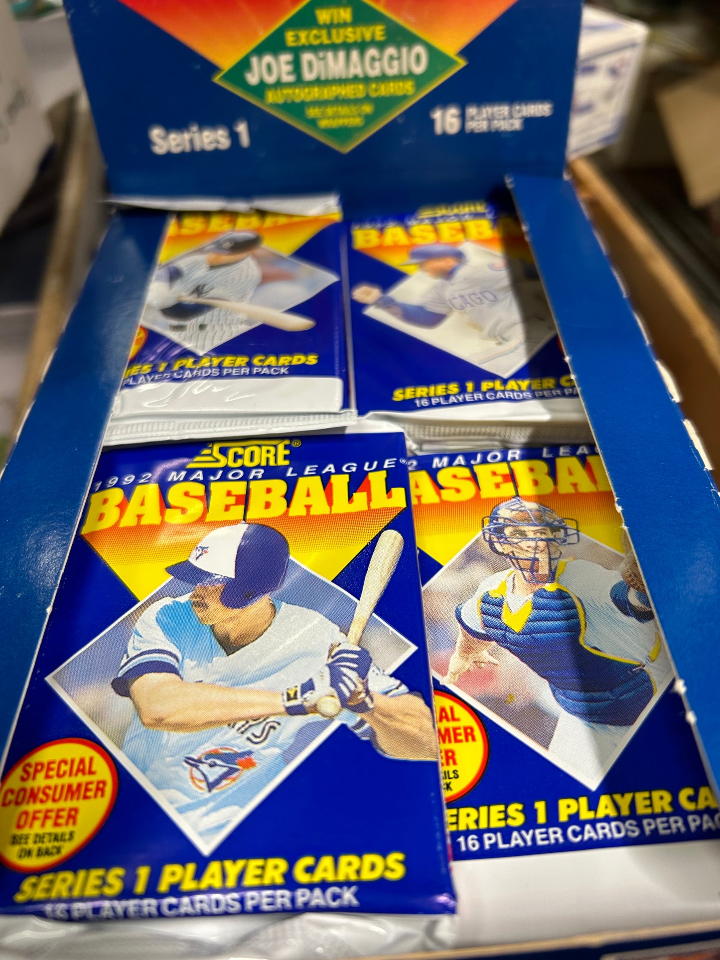 1992 SCORE BASEBALL SERIES 1 PACK