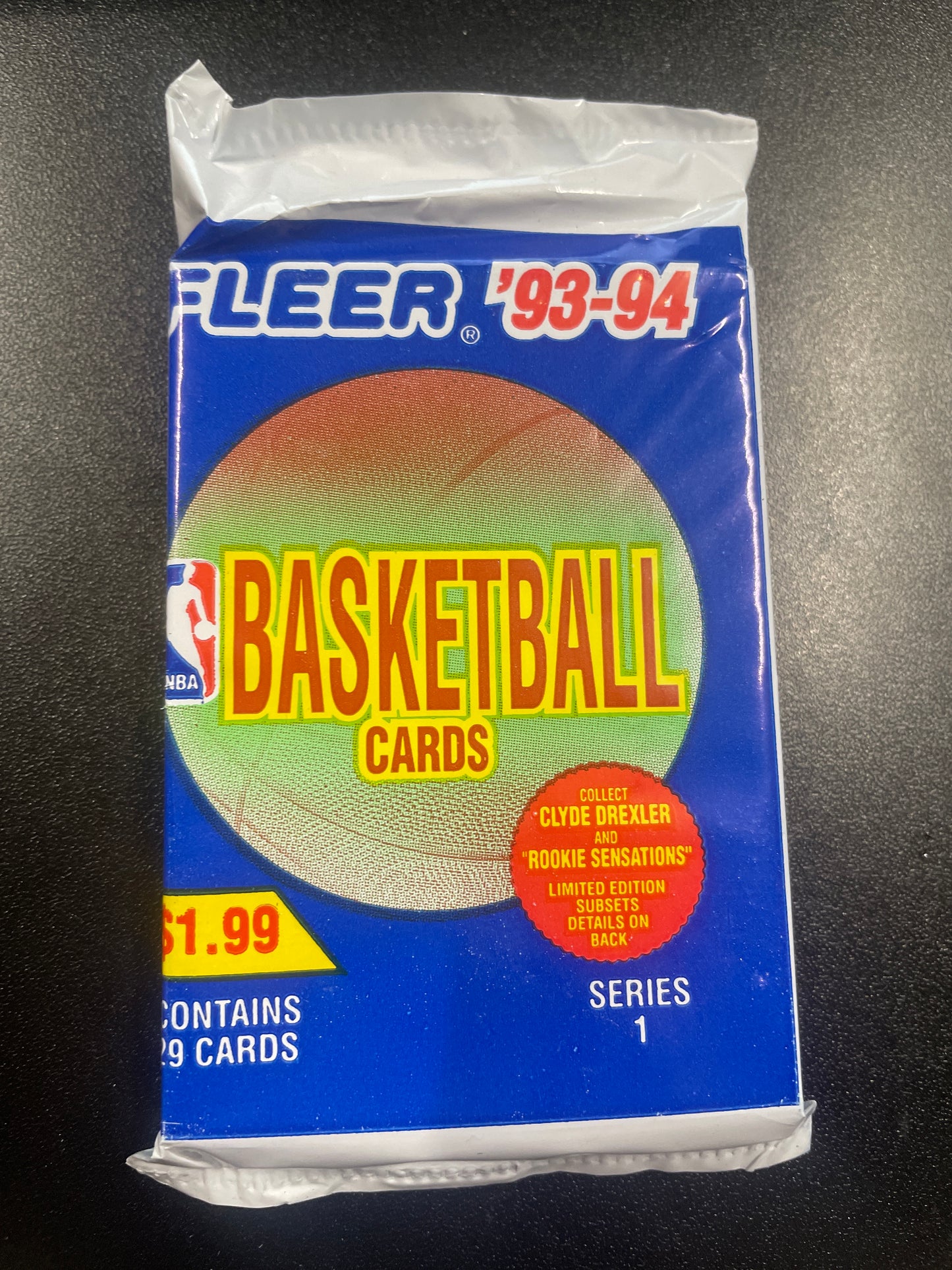 1993/94 FLEER BASKETBALL SERIES 1 JOMBO PACK