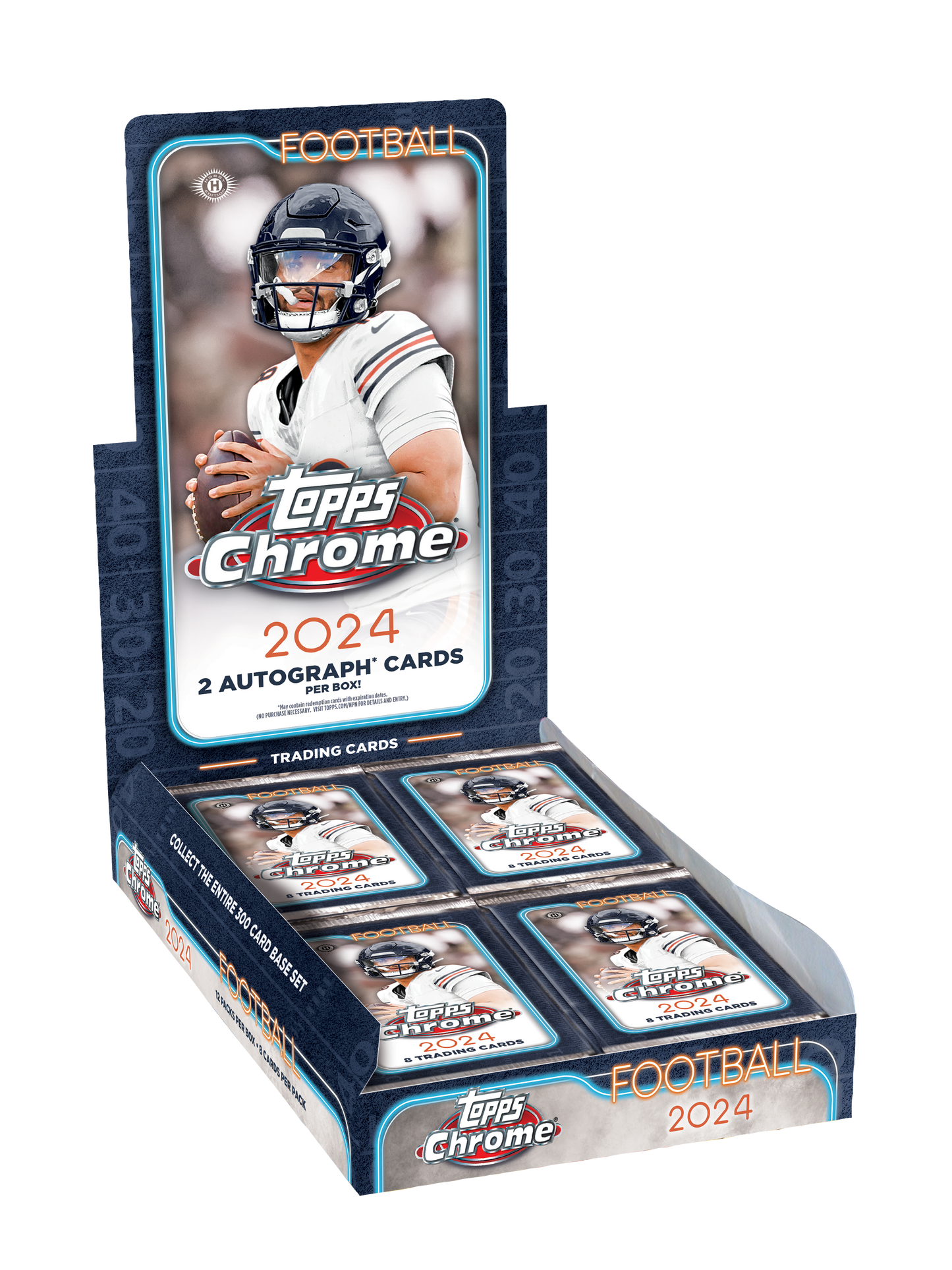 2024 TOPPS CHROME FOOTBALL HOBBY BOX