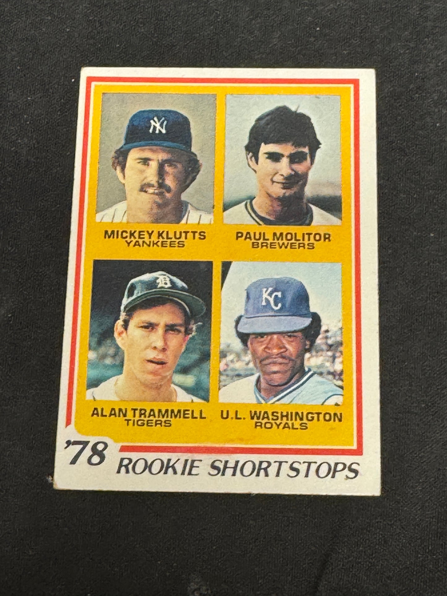 1978 TOPPS PAUL MOLITOR RC #707 EX V15316