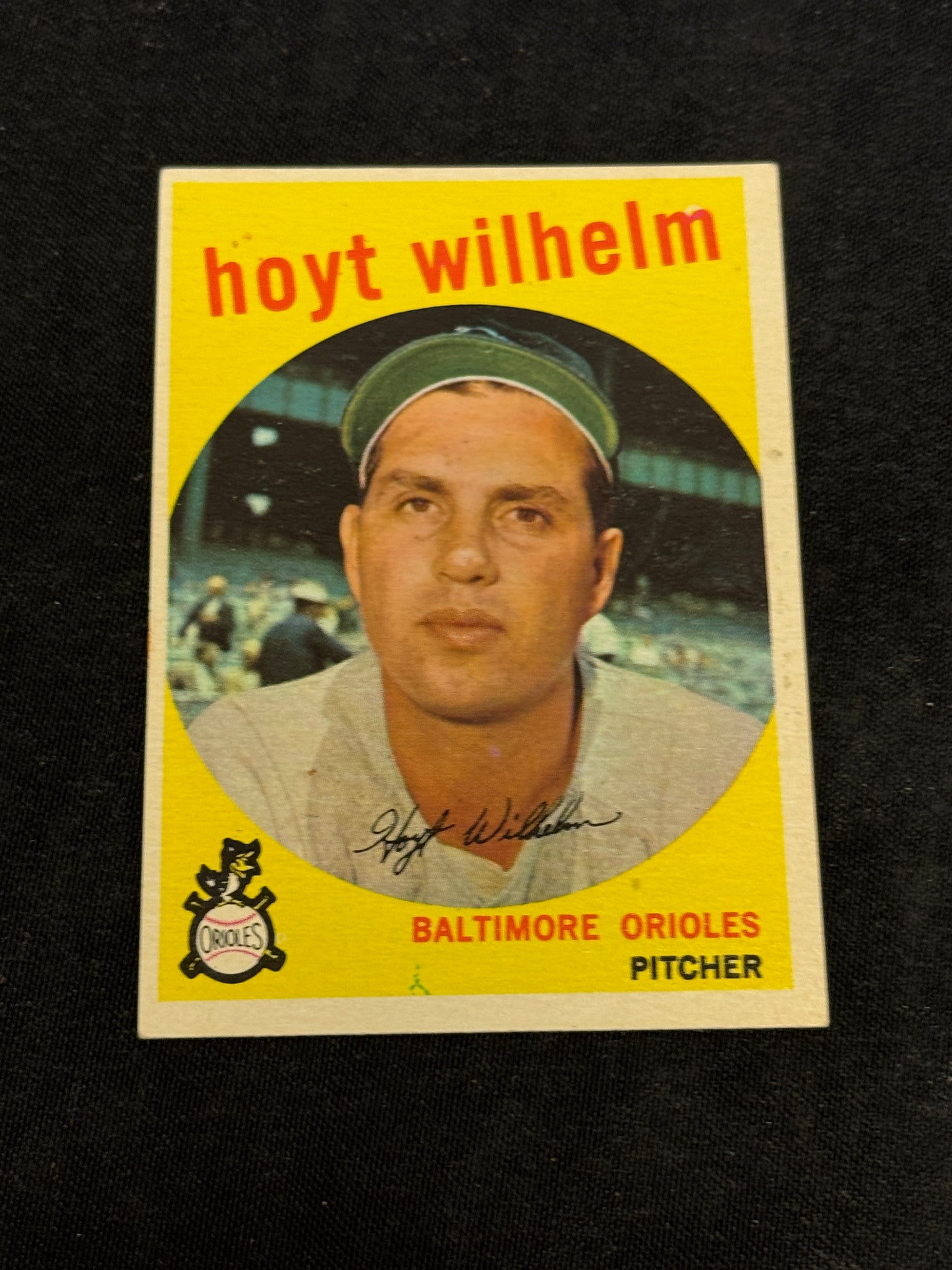 1959 TOPPS HOYT WILHELM #349 EXMT+ V15318