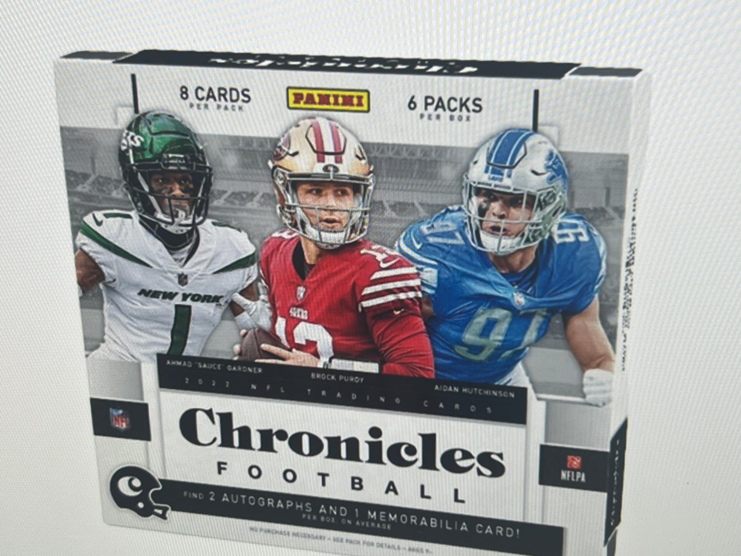2022 CHRONICLES FOOTBALL SEALED HOBBY BOX.