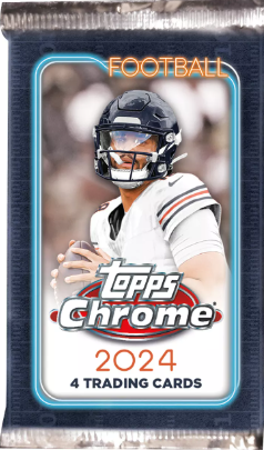2024 TOPPS CHROME FOOTBALL BLASTER PACK