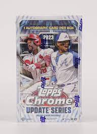 2023 TOPPS CHROME UPDATE BASEBALL HOBBY BOX