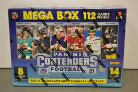 2021 CONTENDERS FOOTBALL MEGA BOX