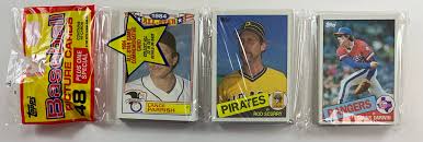 1985 TOPPS BASEBALL UNOPENED RACK PACK