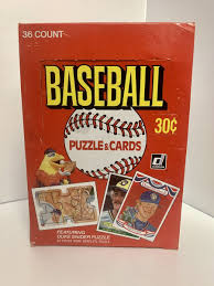 1984 DONRUSS BASEBALL WAX BOX. ESTATE FIND