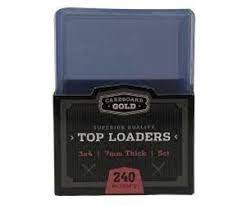 CARDBOARD GOLD 240 POINT TOP LOADER 5 COUNT