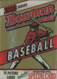 1992 BOWMAN BASEBALL 15 CARD PACK
