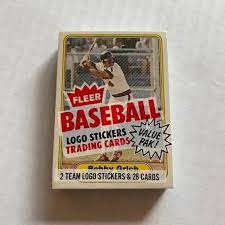 1982 FLEER BASEBALL CELLO 28 CARD PACK