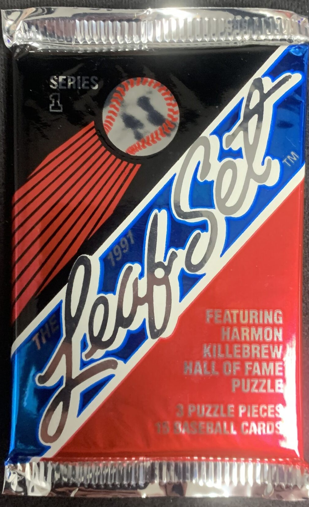 1991 LEAF BASEBALL SERIES 1 SEALED HOBBY PACK