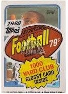 1988 TOPPS FOOTBALL SEALED CELLO PACK. BO JACKSON RC
